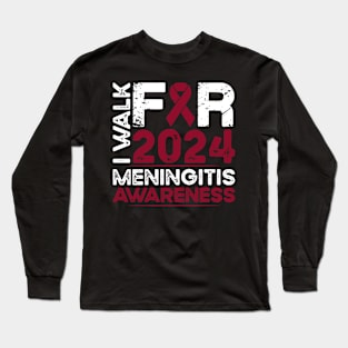 Meningitis Awareness 2024 Walk Long Sleeve T-Shirt